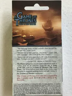 A Game of Thrones The Card Game TCG The Pirates of Lys Chapter Pack LCG GOT92 - Image 2