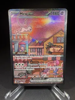 Mew ex 053 Pokemon TCG Scarlet Violet 151 Black Star Promo Full Art - Image 1