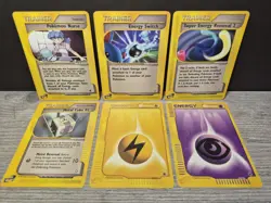 Aquapolis, Expedition Base Set Pokemon Card Lot Energy Switch, Pokemon Nurse etc - Image 2