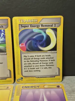 Aquapolis, Expedition Base Set Pokemon Card Lot Energy Switch, Pokemon Nurse etc - Image 5