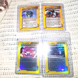 POKEMON CARDS X 4 TRAINERS RH & NH LP E READR AQUAPOLIS 2002 #133 #137 #139 #140 - Image 1