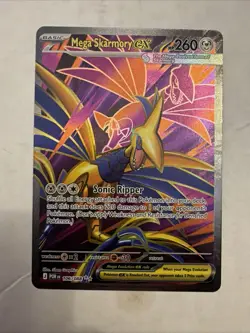 Mega Skarmory ex Ultra Rare Full Art 106/088 Pokemon Perfect Order Card NM - Image 1