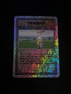 Pokemon Breeder Legendary Reverse Vintage Holo Card TCG - Image 1