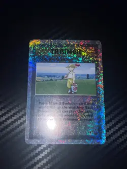 Pokemon Breeder Legendary Reverse Vintage Holo Card TCG - Image 2