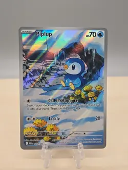 Pokemon TCG Piplup Holo Secret Rare Card PFL 098/094 Nm Near Mint - Image 1