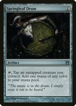 Springleaf Drum Born of the Gods NM Artifact Uncommon MAGIC MTG CARD ABUGames - Image 1