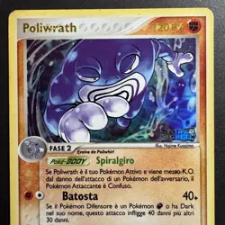 Pokemon Poliwrath Reverse Holo 11/115 EX Unseen Forces Stamped Vintage Card - Image 3