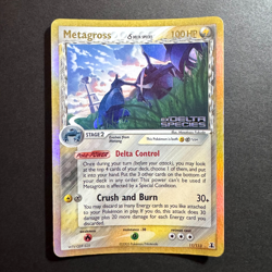 Pokemon Metagross Reverse Holo Stamped EX Delta Species Card 11/113 DS - Image 1