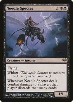 Needle Specter Eventide NM Black Rare MAGIC THE GATHERING MTG CARD ABUGames - Image 1