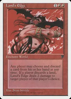 Land's Edge Chronicles PLD Red Rare MAGIC THE GATHERING MTG CARD ABUGames - Image 1
