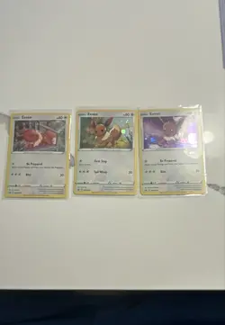 Eevee SWSH095,127, and 175 SWSH: Sword & Shield Promo Cards Holo - Image 1