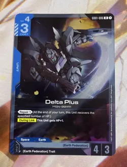 Gundam Card Game Delta Plus GD01-006 R - Image 1