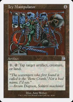 Icy Manipulator Deckmasters NM Artifact Uncommon MAGIC GATHERING CARD ABUGames - Image 1