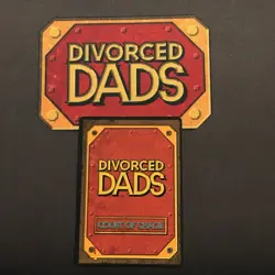 V1 MISPRINT DIVORCED DADS COURT OF CHAOS 4th Beer - Beast Card HOLO - Image 2