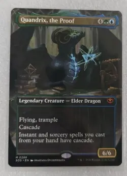 Quandrix, The Proof 0286 Mythic Regular Borderless MTG: Secrets of Strixhaven NM - Image 1