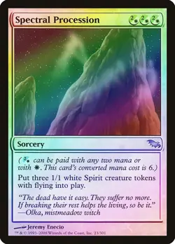 Spectral Procession FOIL Shadowmoor PLD White Uncommon MAGIC CARD ABUGames - Image 1