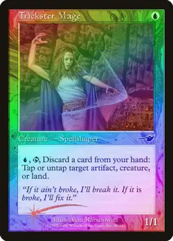 Trickster Mage FOIL Nemesis PLD Blue Common MAGIC THE GATHERING CARD ABUGames - Image 1