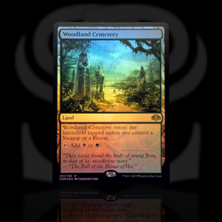 Woodland Cemetery •Foil• Dominaria Remastered • Rare Land • MTG DMR - Image 1