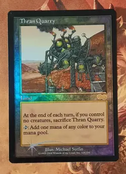 Mtg Urza's Saga foil Thran Quarry - Image 1