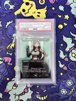 MTG Final Fantasy Tifa Lockhart Char Borderless Surge Foil 2025 PSA 10 - Image 1