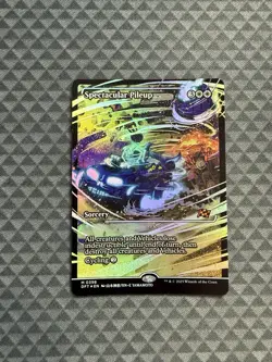MTG Spectacular Pileup #0398 Foil Showcase Mythic Aetherdrift (DFT) - Image 1