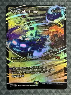MTG Spectacular Pileup #0398 Foil Showcase Mythic Aetherdrift (DFT) - Image 2