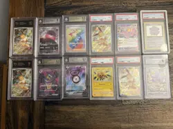 Lot Of 12 Pokemon Slabs. Psa, Beckett, Wag - Image 1