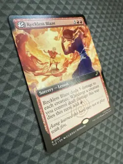 MTG Reckless Blaze #0197 Extended Art Rare Avatar: The Last Airbender: E-L (TLE) - Image 2