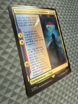 MTG Vault 112: Sadistic Simulation #0651 Surge Foil Rare UB: Fallout (PIP) - Image 3