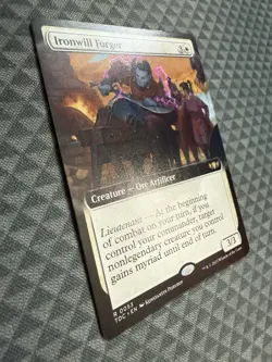MTG Ironwill Forger #0053 Ext. Art Rare Commander: Tarkir: Dragonstorm (TDC) - Image 2