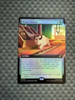 MTG Bison Whistle #0202 Foil Ext. Art Rare Avatar: The Last Airbender: E-L (TLE) - Image 1