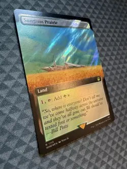 MTG Sungrass Prairie #1112 Surge Foil Extended Art Rare UB: Doctor Who (WHO) - Image 2
