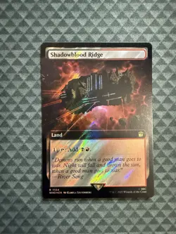 MTG Shadowblood Ridge #1104 Surge Foil Extended Art Rare UB: Doctor Who (WHO) - Image 1