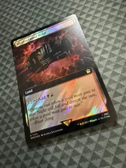 MTG Shadowblood Ridge #1104 Surge Foil Extended Art Rare UB: Doctor Who (WHO) - Image 3