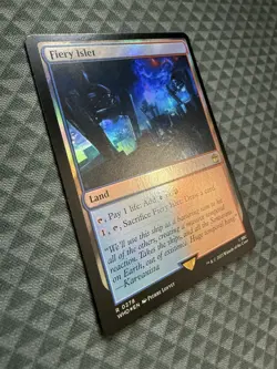 MTG Fiery Islet #0278 Foil Rare Universes Beyond: Doctor Who (WHO) - Image 2