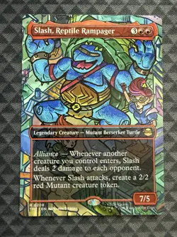 MTG Slash, Reptile Rampager #0208 Bord. R Teenage Mutant Ninja Turtles (TMT) - Image 2