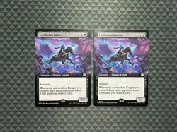 (x2) MTG Locthwain Lancer #0114 Extended Art Rare Commander: MOM (MOC) - Image 1