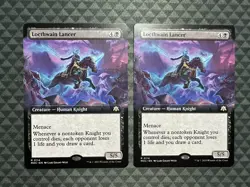 (x2) MTG Locthwain Lancer #0114 Extended Art Rare Commander: MOM (MOC) - Image 2