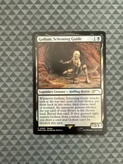 MTG Gollum, Scheming Guide #0003 Foil Rare Promo (PRM) - Image 1