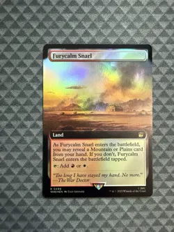 MTG Furycalm Snarl #0499 Foil Extended Art Rare UB: Doctor Who (WHO) - Image 1