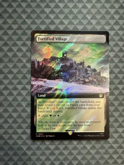 MTG Fortified Village #1088 Surge Foil Extended Art Rare UB: Doctor Who (WHO) - Image 1