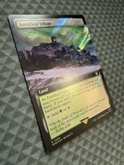 MTG Fortified Village #1088 Surge Foil Extended Art Rare UB: Doctor Who (WHO) - Image 2