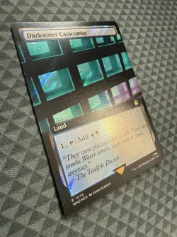 MTG Darkwater Catacombs #1078 Surge Foil Extended Art Rare UB: Doctor Who (WHO) - Image 2
