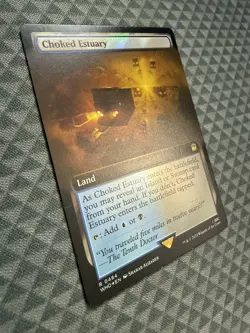 MTG Choked Estuary #0484 Foil Extended Art Rare UB: Doctor Who (WHO) - Image 2