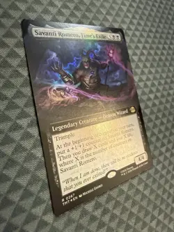 MTG Savanti Romero, Time’s Exile #0267 Foil Extended Art Rare TMNT (TMT) - Image 2
