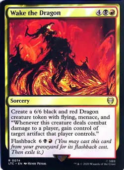 Wake the Dragon The Lord of the Rings Magic: The Gathering NM/M - Image 1