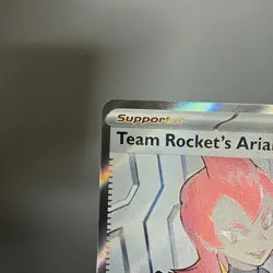 Pokemon Team Rocket's Ariana 224/182 Sv10 Full Art Holo Trainer Card - Image 3