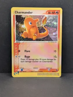 Charmander 98/97 Dragon Holo Secret Rare Pokemon TCG Nintendo Charizard MP+ - Image 1