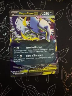Mega Absol ex 086/132 Double Rare Mega Evolution Pokemon Near Mint - Image 1