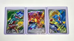 Pokemon First Partner Illustration Collection Series 1 - Kanto (Gen 1) Set NM - Image 1